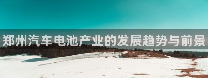 优发娱乐pc版官网：郑州汽车电池产业的发展趋势与前景