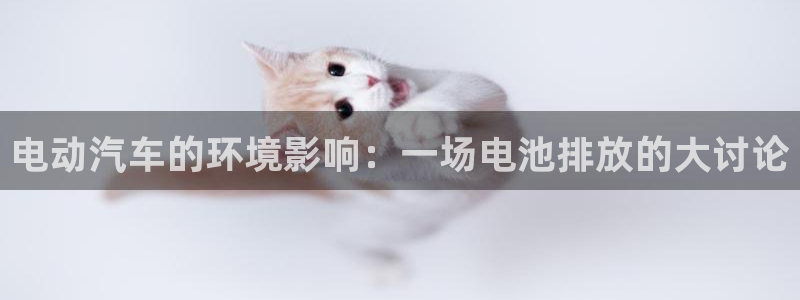 优发国际官网手机版入口：电动汽车的环境影响：一场电池排放的大讨论