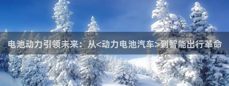 优发国际首页首页登录：电池动力引领未来：从<动力电池汽车>到智能出行革命